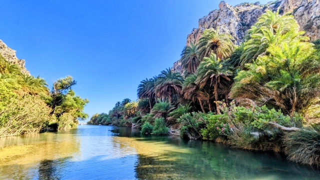 クレタ島の川