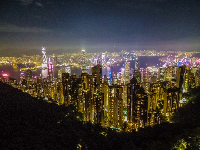 香港の夜景