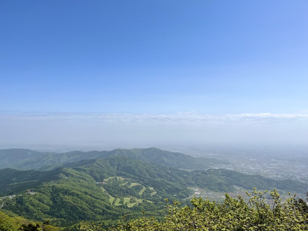 筑波山から見える景色