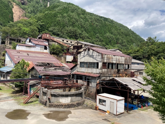 足尾銅山の廃墟