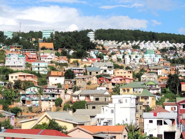 マダガスカル・アンタナナリボの街並み