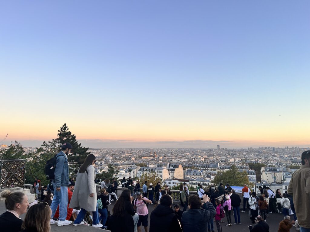 パリのモンマルトルからの景色