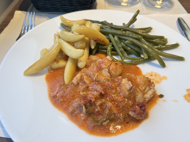 スイス氷河特急で食べた料理