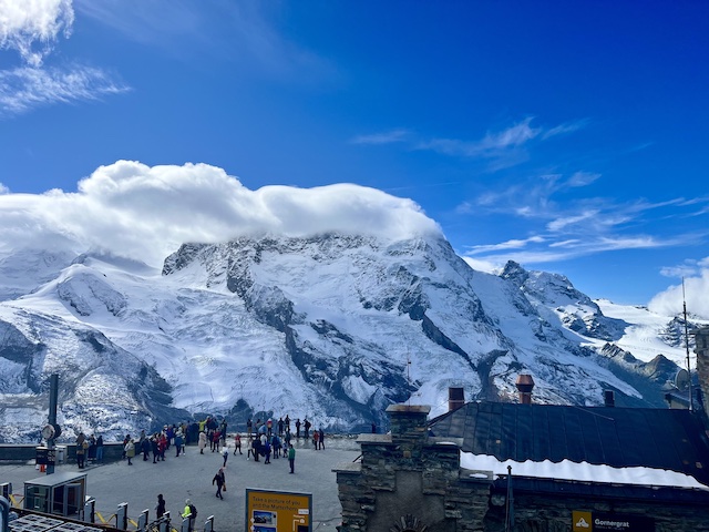 スイスの雪山