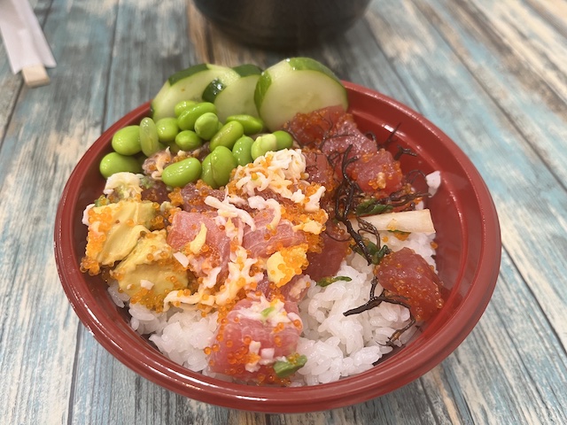 ハワイで食べたポキ丼