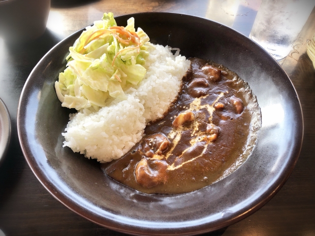 珊瑚礁のカレー